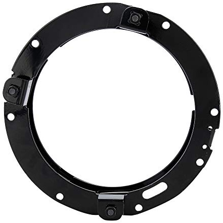 Keenso Adaptador de montaje de faros de 7 pulgadas, Anillo de montaje faros redondos, Anillo de montaje redondo para faros delanteros LED de 7 pulgadas soporte faros led