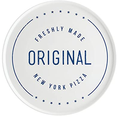 Typhoon World Foods 31 cm Porcelain New York Pizza Plate