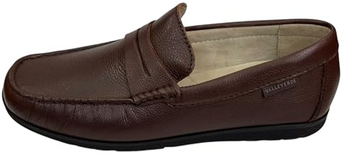 Valleverde Mocassini Uomo 36940 in Pelle Marrone Modello Casual. Una Calzatura Comoda Adatta per Tutte Le Occasioni. Primavera Estate. EU 41
