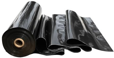 MFLCBK Bache pour Bassin Membrane HDPE pour Piscines Koï et Poissons Flexible Pliable et Imperméable 0,2mm D'épaisseur Un Aménagement Paysager Durable Matériau HDPE(Size:8x8m(Thick 20s))