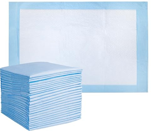 50 x ALIA 40 x 60 cm | Disposable Incontinence Bed Pads | Underpads, Bed Mats, Mattress Protectors, Incontinence Pads| Adults & Elderly, Sofa & Chair for Children, Toddlers Babies | 1 Box of 50