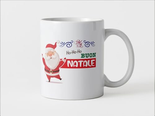 MODA MavillA una Tazza speciale in ceramica 350ml Idea Regalo Originale per ogni occasione (Ceramica, Natalizia)