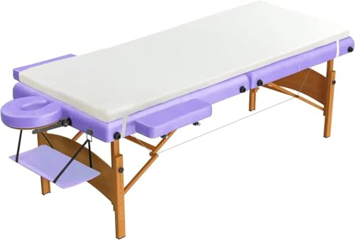 DJSKLDF Böjd madrass 5-zons minnesskum madrassdyna för massagesäng, madrassdyna för massagebord, endast halkfri sängkudde