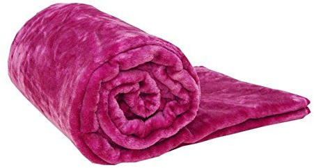 Papa Jones Ltd Soft Warm Faux Fur Throw Sofa Bed Blanket, Fluffy Reversible Blankets, Pure Polyester Lightweight And Breathable Microfiber For Bed Couch Sofa (Large (150cm x 200cm), Fuchsia)