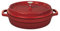 MASTERPAN 4QT Non-Stick Cast Aluminum Dutch Schmortopf aus Aluminiumguss mit Antihaftbeschichtung, Aluminium, rot