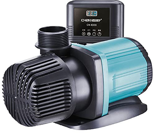H&RB Pompa dell'Acqua per Filtro/laghetto frequenza, per laghetto, laghetto da Giardino, ruscello, Corso d'Acqua, Cascata, Fontana Pompa per Stagno,150W