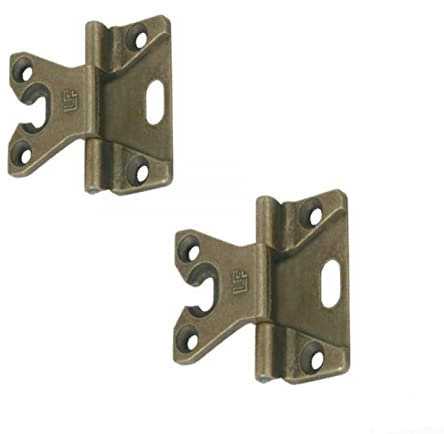 BricoShopping® Coppia di CERNIERA LF CA per anta dei mobili antichi legno armadi IN STILE CLASSICO soggiorno camera da letto arte povera a battuta cerniere anticate antichizzate (BS0189, Bronzo)