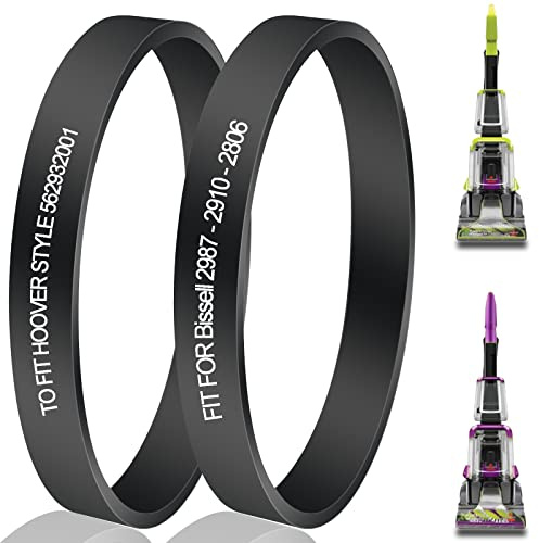 Vacuum Belt for Bissell PowerBrush Pet and TurboClean Pet 2910, 2910W, 2987