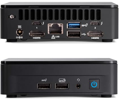 Cutesliving NUC 12 Pro Mini PC NUC12WSKi7 Core i7-1260P, 12 cœurs de processeur, écran 4K, mini ordinateur Thunderbolt 4, WiFi 6E, double HDMI 2.1, mini PC compact pour bureau/maison (barebone pas de