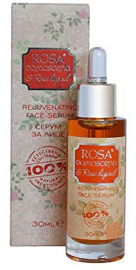 Serum facial antiedad - Hidratante a la rosa de DAMAS para una piel más joven.