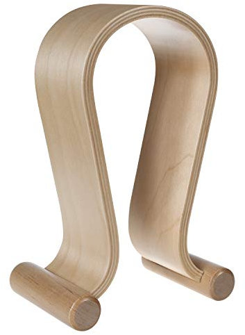 Maclean Soporte para Auriculares, Madera, Colores: MC-815O Roble Claro o MC-815W nueces (Color Roble Claro)