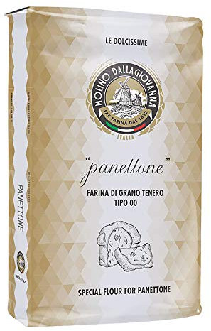 FARINA PANETTONE PER DOLCI GRANO TENERO 00 MOLINO DALLAGIOVANNA 5 Kg