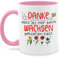 Tasse Tassen 325ml - Danke dass du mir beim Wachsen geholfen hast - Abschied Erzieher Erzieherin - 325 ml - Rosa - geschenke für kindergärtnerinnen kita abschiedsgeschenk kindergärtner bee
