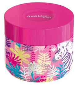 Quokka WHIM ZEBRAS | CONTENITORE TERMICO IN ACCIAIO INOX PER IL CIBO 369 ML