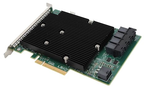 Tarjeta LSI SAS 9300-16I HBA, Controladora HBA de 16 Puertos 12Gbps, Interfaz SAS, PCIe