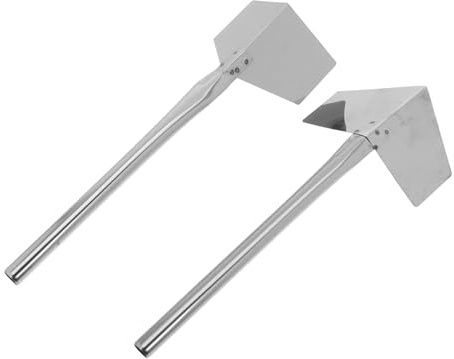 Veemoon 2pcs Durable Corner Finishing Tools Plastering and Bricklaying Internal and External Angle Trowels for Smooth Edges and Efficient Wall Finishes