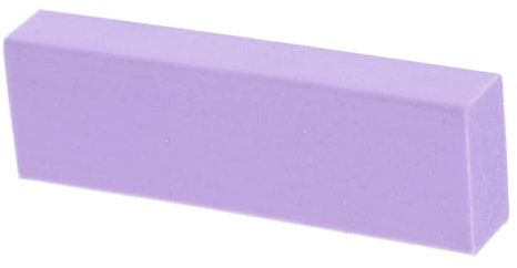 Alipis Rubber Cleaning Block Stain Remover 8cm Purple Abrasive Cleaning Stone for Kitchen Sink and Stove Household Grease Residue Removal