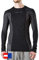 Merino & More Merino Shirt Herren Langarm - Premium Funktionsunterwäsche aus Merinowolle - Sport - Langarm - Funktionsunterhemd schwarz-grau Gr. L