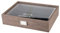 Brillenbox Brillen Display Brillenkoffer, Frauen Männer Retro Holz 8 Slots Brillen Aufbewahrungsbox Abschlussbare Sonnenbrille Display Organizer Box Brille Halter Eyewear Case Brillenaufbewahrung Sonn