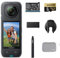 Insta360 X4 Endurance Bundle - 8K Waterproof 360 Action Camera, 4K Wide-Angle Video, Invisible Selfie Stick, Removable Lens Guards, 135 Min Battery Life, AI Editing, Stabilization, for Sports, Travel