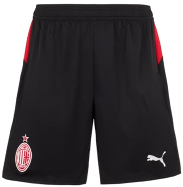 A.C. Milan - Pantaloncini Gara Home, Stagione 2025/2026, Pantaloncini da Calcio, Prodotto Ufficiale, Adulto, XL