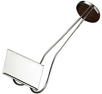 Ciieeo Porta Menú Escurreplatos Para Restaurantes Soporte Para Tarjetas De Mesa De Acero Inoxidable