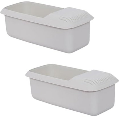 Ujjdwiurgh 2 Stück Nudeltopf für Mikrowelle, Spaghetti-Topf für Mikrowelle, Nudeln, Aufbewahrungsbox, Zerstäuber zum Kochen von Gemüse/Nudeln