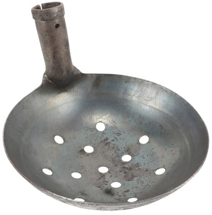 Milisten Durable Metal Muck Cleaning Reusable Scoop with Vertical Handle for Efficient and Drain Sludge Removal for Construction and Home Maintenance