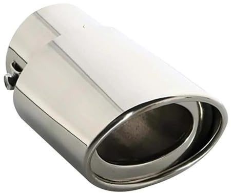 Coche Escape Cola Silenciador Universal Acero Inoxidable Coche Redondo Punta Escape Embellecedores Para Seat Para Leon 1999 2005