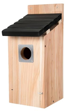 Casita para Colibríes | Refugio de Aves Exterior | Refugio de Madera Impermeable Decorativo para Patio Jardín Árbol Ventana Balcón Interior Hogar