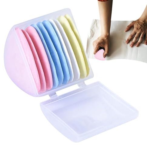 Generico Cucire Gesso per Tessuto | Diversi Colori Triangle Tailor Chalk 10 Pezzi, Puliti E Pratici, Colori Usati, Matite per Il Sarto Trapuntato, Riparazione di da Cucire