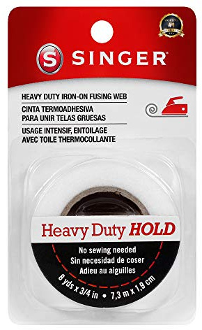 SINGER 00240 Heavy Duty Iron-On Fusing Web, Fabric Adhesive,