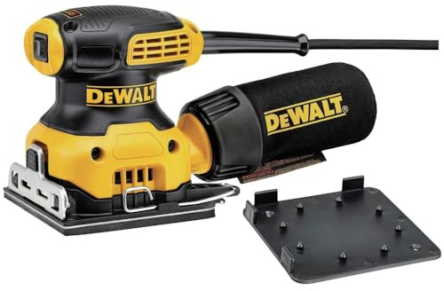 DEWALT Palm Sander, 1/4 Sheet, 14,000 OPM (DWE6411K)