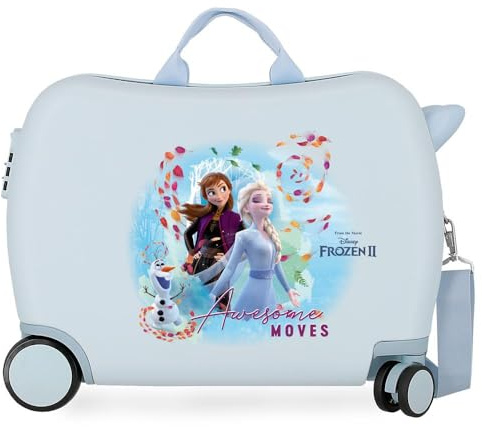 Disney Awesome Moves Valigia baita rigida, Bambine e ragazze, Blu, 50x38x20 cms
