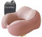 Travel Pillow - Neck Pillow for Traveling, Memory Foam Portable Support Pillow,Comfortable and Lightweight Quick Pack for Camping,Sleeping Rest Cushion (Pink)