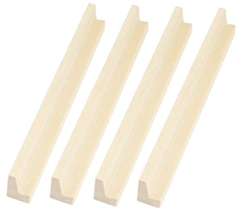 Yardenfun 4 Stück Domino-Halter Auf -Basis Aus Holz Für Mexikanischen Zug Und Andere Spiele