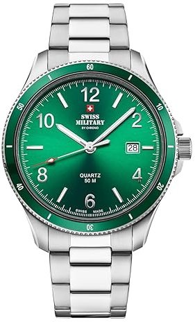 Swiss Military by Chrono Analog mid-37749, Silber