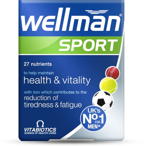 Multivitamin Tablets for Men Vitabiotics Wellman Sport, 30 Tablets (Pack of 1)