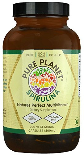 Pure Planet 100% Pure Spirulina, 200 CT