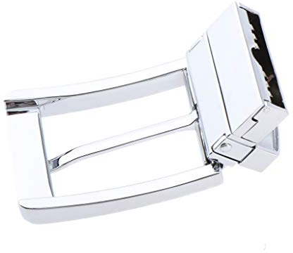 Sharplace Mens Reversible Belt Buckle Replacement, Fit for 34mm Leather Strap - Premium Quality, as described