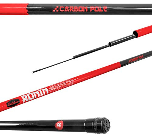 Delphin Ronin Pole teleskopierbare Carbon Stipprute 5,0m / 280g