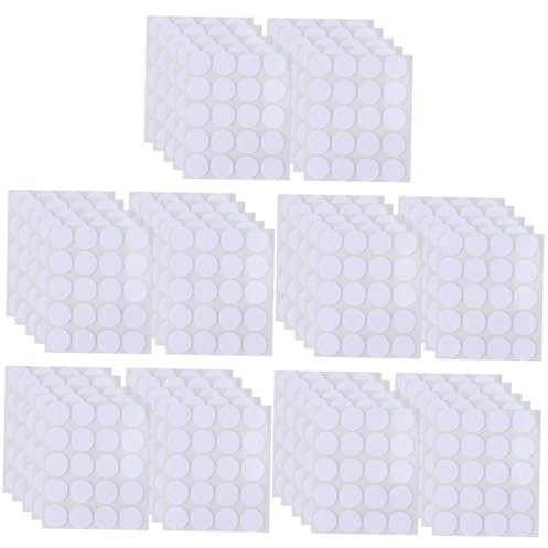 ABOOFAN 50 Sheets Candle Double Sided Sticker Double Side Adhesive Tape Candle Base Sticker Candle Making Stickers Double Sided Adhesive Candle Wick Glue White Binders Bracket Sponge Foam