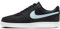 Nike Herren Court Vision Low Next Nature Herrenschuh, Black/Glacier Blue-White, 45 EU
