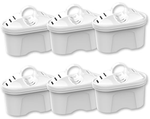 6er-Pack Wasserfilter-Ersatzpatronen für ZACHVO UR05/KEI906, ideal für Heißwasserspender, langlebig, verbessert Wasserqualität