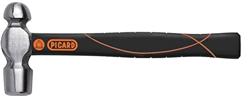 RUTHE Martillo de cerrajero forma inglesa 2 ½ lbs | Martillo carpintero profesional acero forjado | Hammer con núcleo fibra de vidrio y empuñadura ergonómica | Fibra vidrio irrompible | Martelo