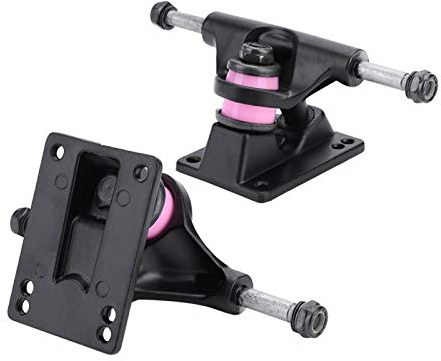 Skateboard Trucks, Skateboardlager, 2st Skateboard Trucks Combo 3.25inch Wheels Abec Longboard Skatebaord Accessory(Black)