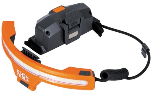 Klein Tools KHH56308 Rechargeable LED Wide-Beam Headlamp for Klein Tools Hard Hats, 770 Lumens, for Work, Battery and Mount Included