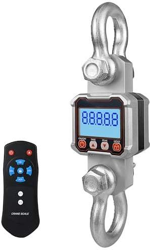 Hyindoor Peson 3000kg Peson Electronique à Grue Balance Suspendue Industrielle avec Télécommande