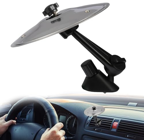 Zernblend Trommel, batería para Coche, platillos Mini, platillos para choques de Coche, ventilación de Tambor Auto, Accesorios de Interiores de vehículo (Plata)