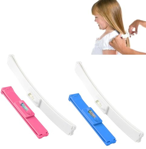 BLPRKOT 4 Piezas corta puntas abiertas pelo, Herramientas Para Cortar El Pelo, Clip De Ayuda Para Cortar El Pelo, Herramienta De Corte De Pelo Para Flequillo, Herramientas de Corte de Cabello